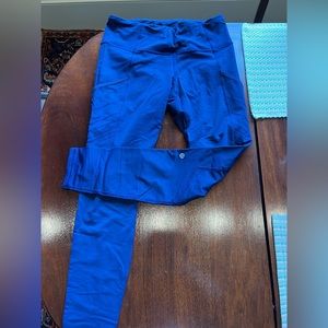 Blue Lululemon leggings